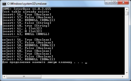 Output of sample [IB11].